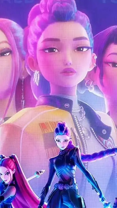 ai character: K POP DEMON HUNTER background