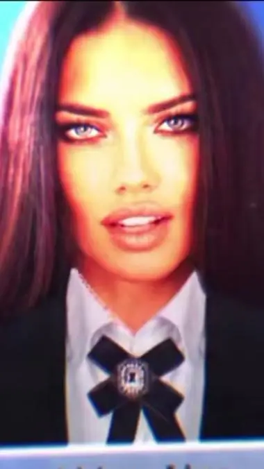 ai character: Adriana lima background