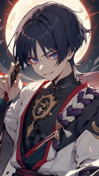 ai character: Scaramouche  background