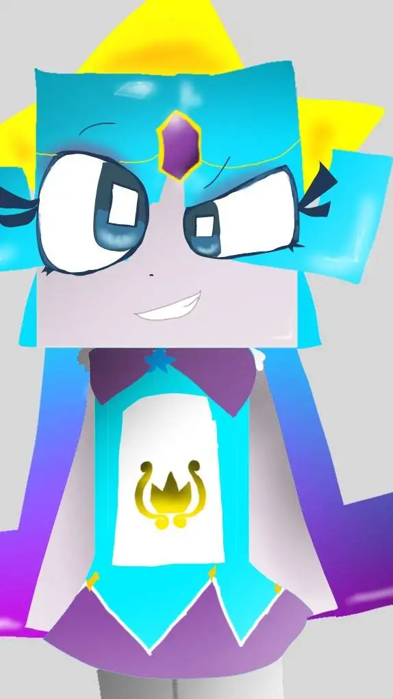 ai character: sparkleping background