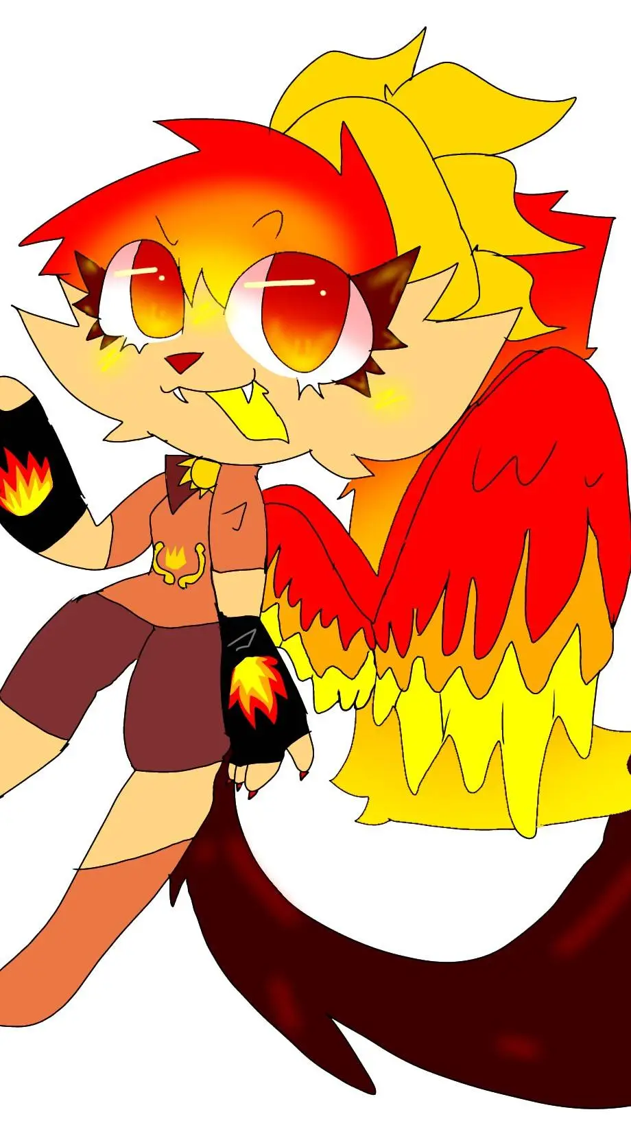 ai character: sunsetping  background