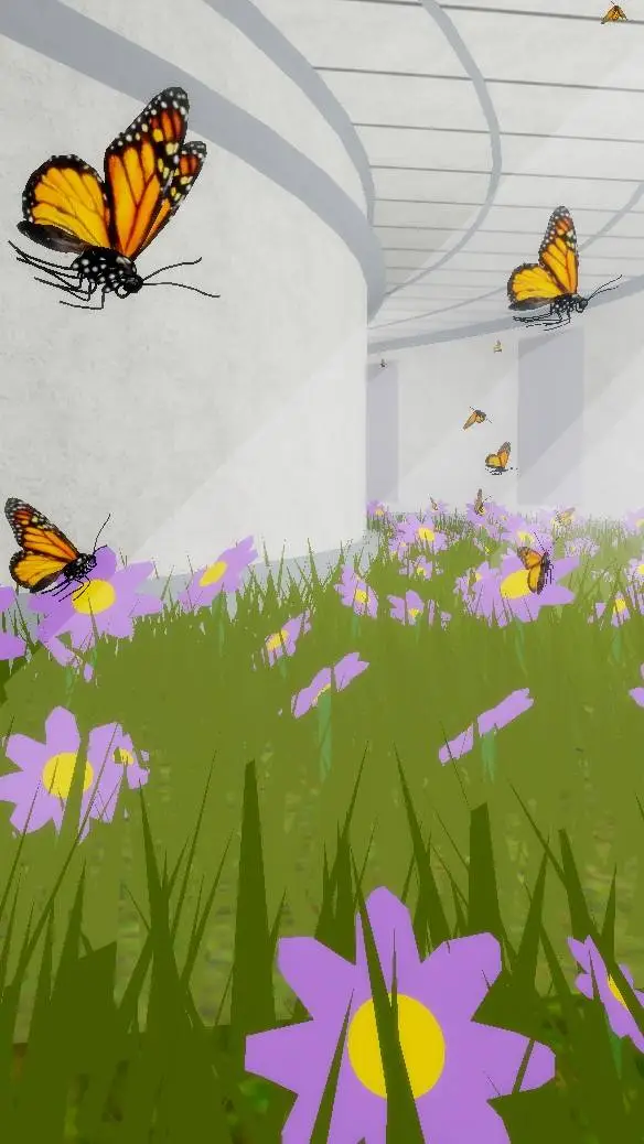 ai character: the garden  background