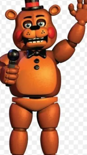 ai character: toy Freddy  background