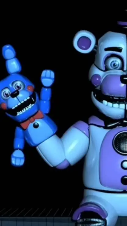 ai character: funtime Freddy &bb background