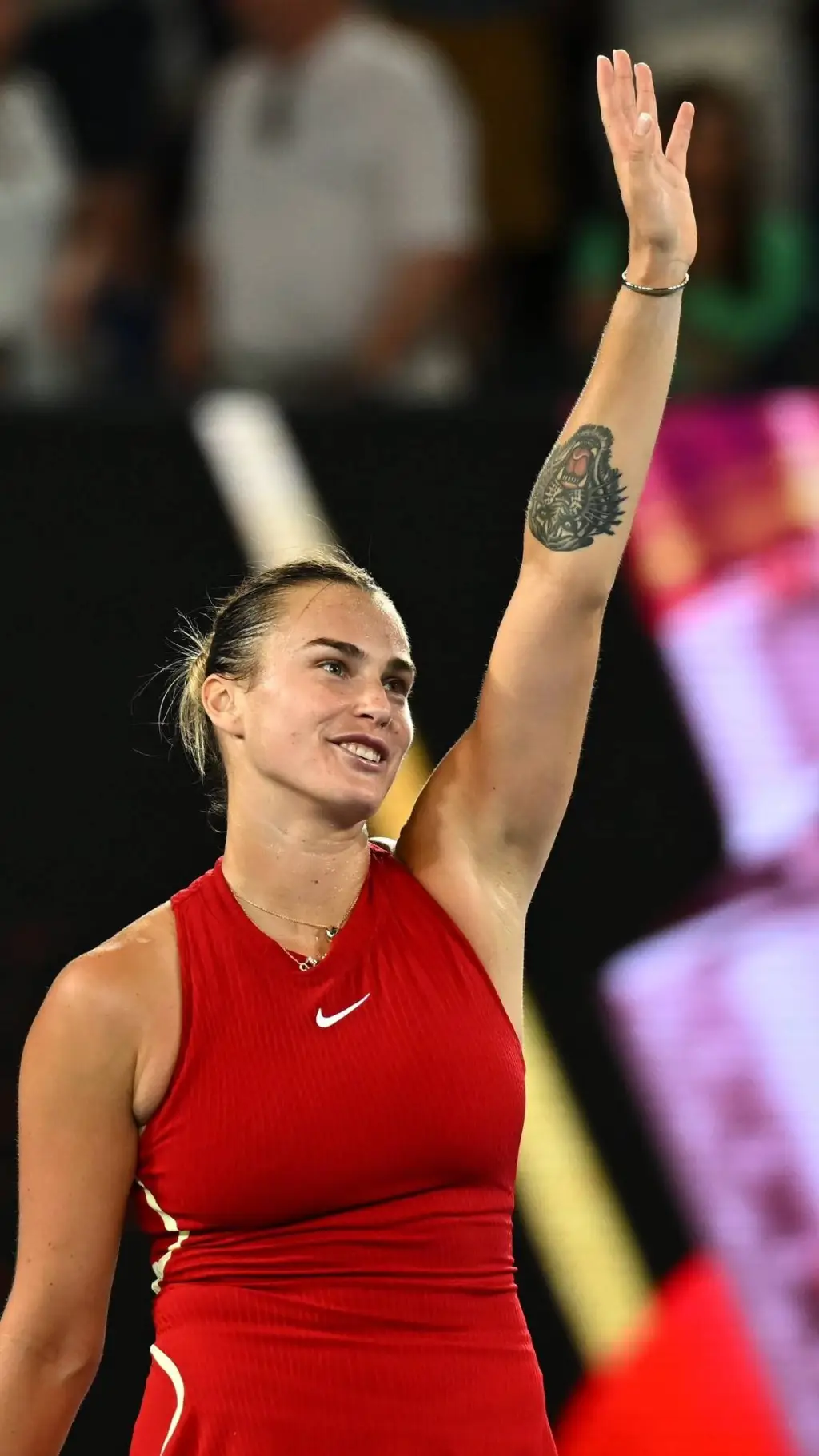 ai character: Aryna Sabalenka background