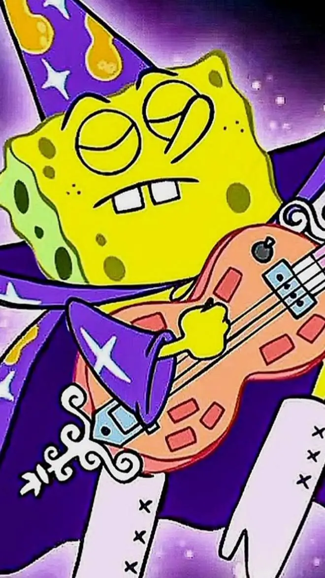ai character: spongebob background