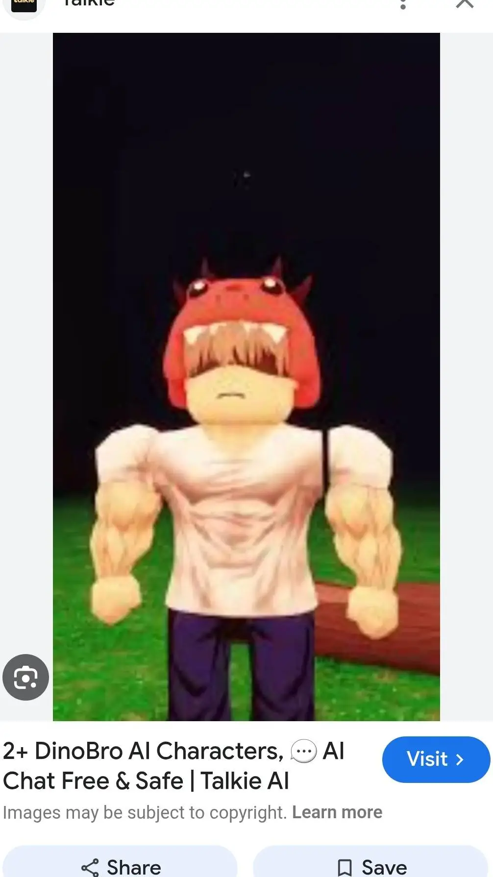 ai character: Dinobro background