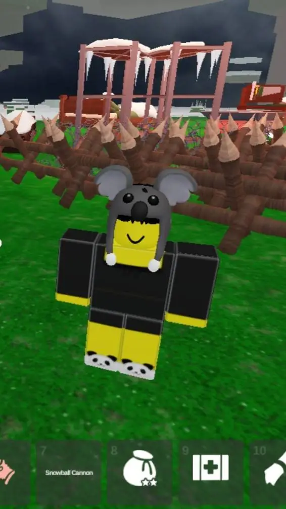 ai character: koalakid  background