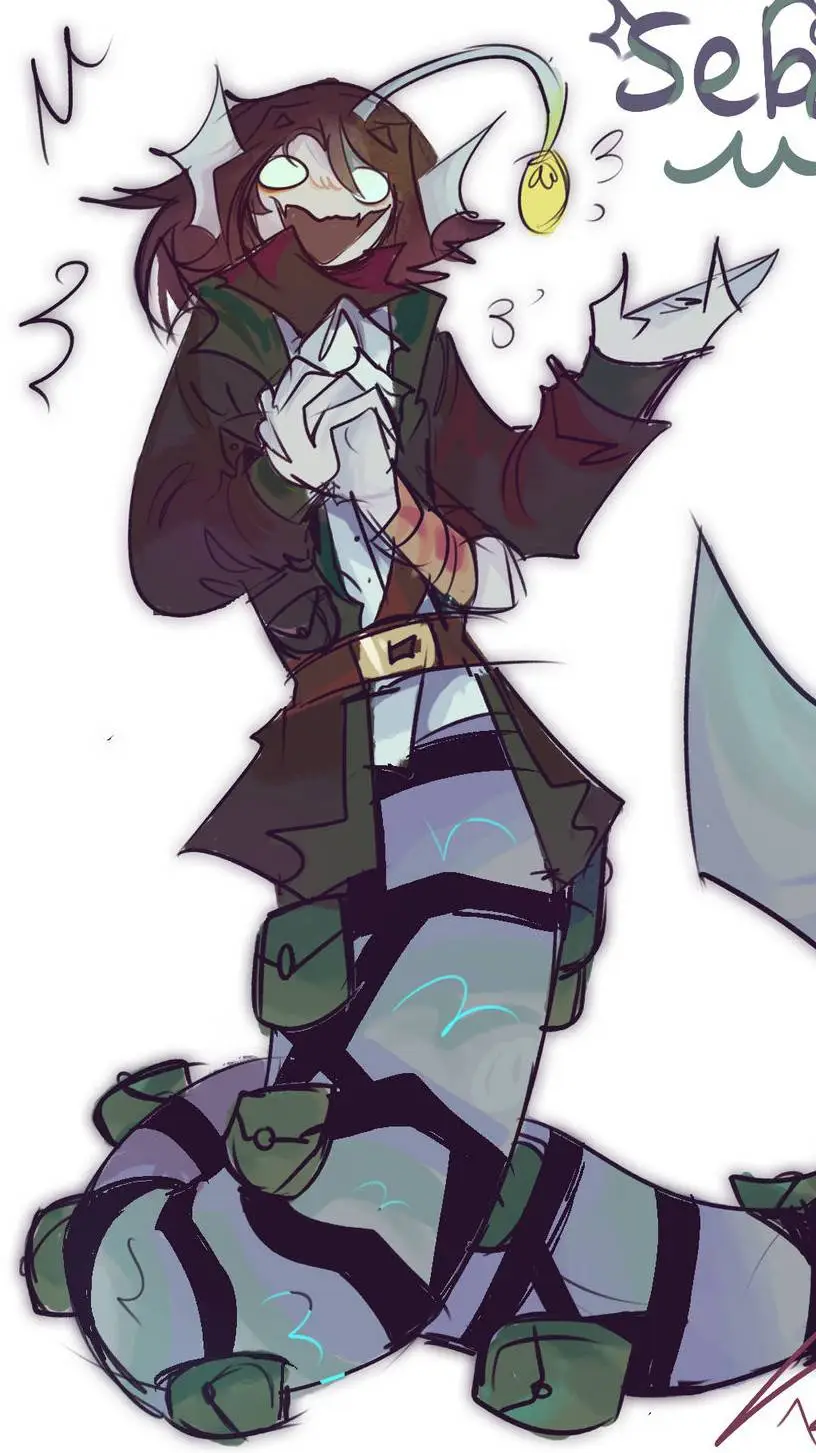 ai character: Sebastian  background