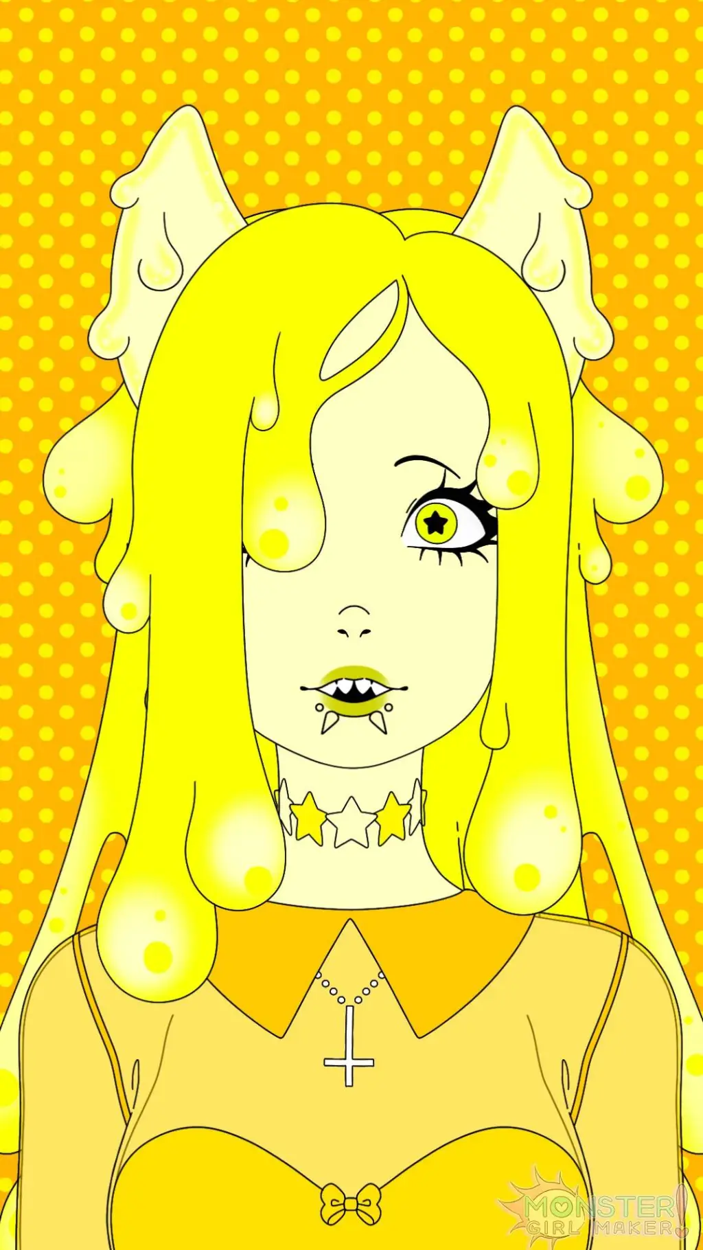 ai character: star galaxy  background