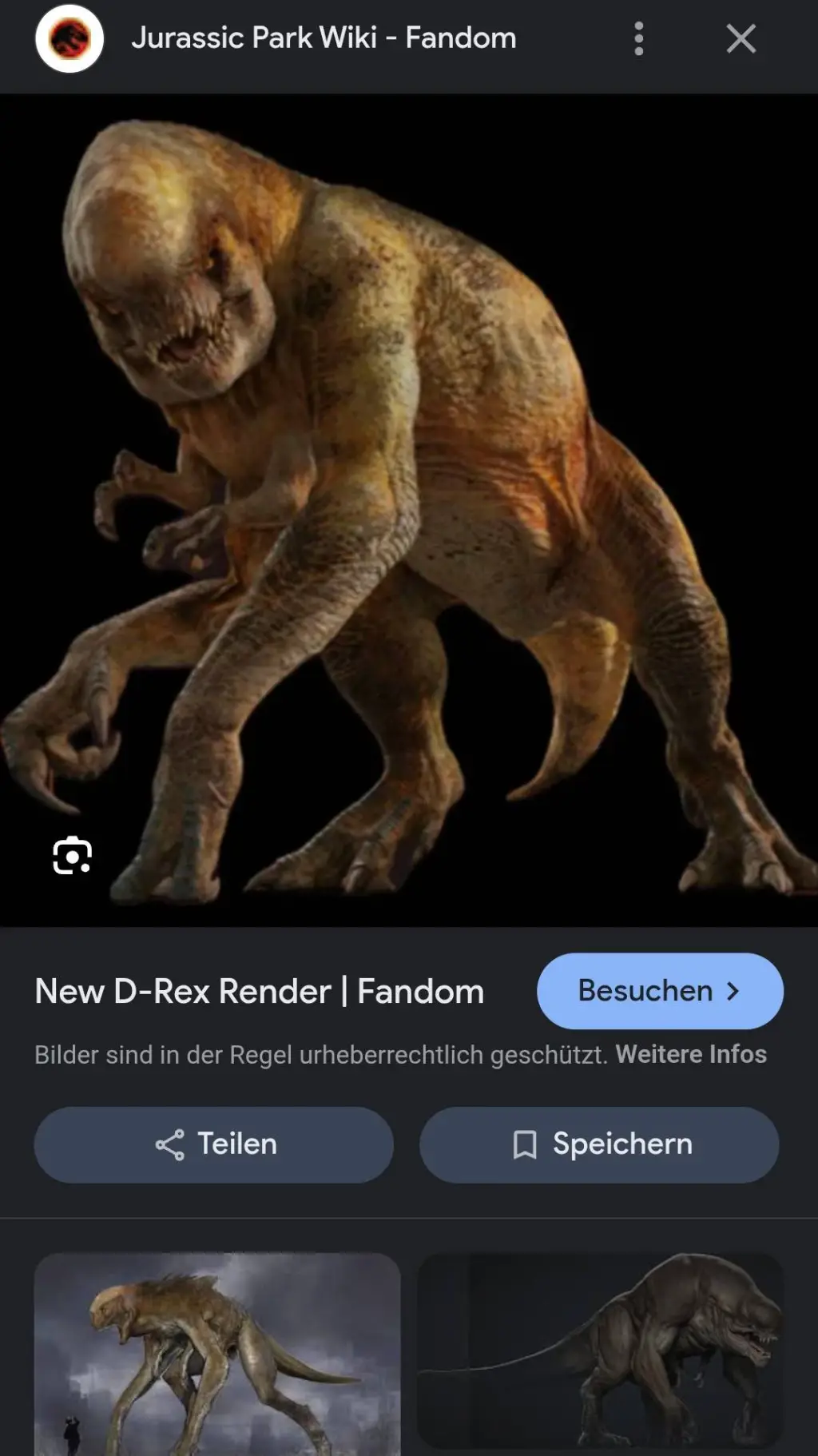 ai character: D-rex background