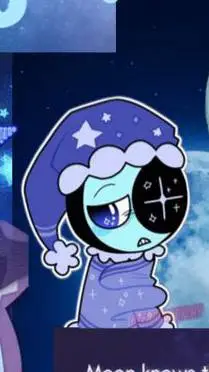 ai character: gassy astro.  background