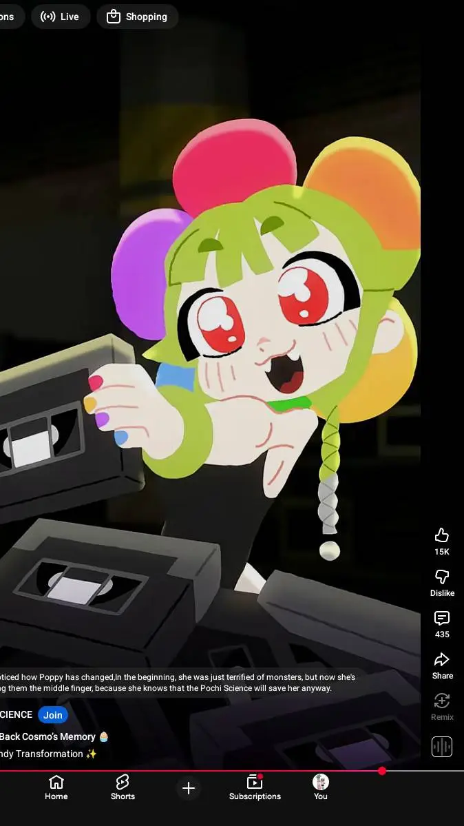 ai character: dandy gassy background