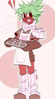 ai character: sprout gassy. background