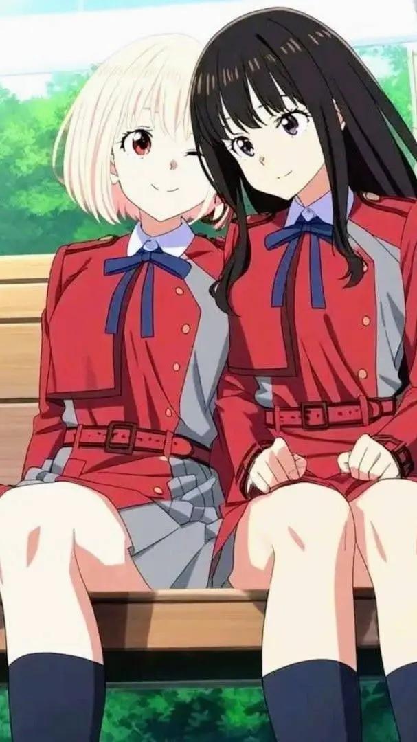 ai character: chisato and Takina background