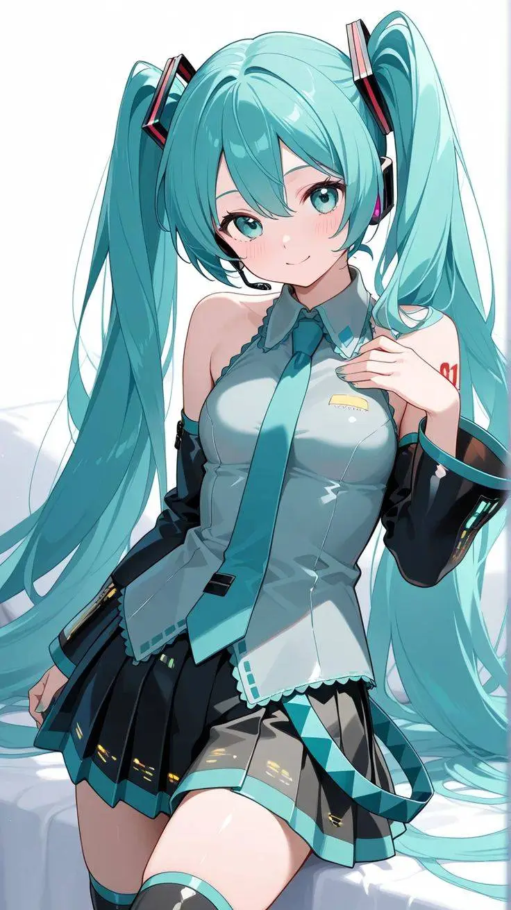 ai character: miku background
