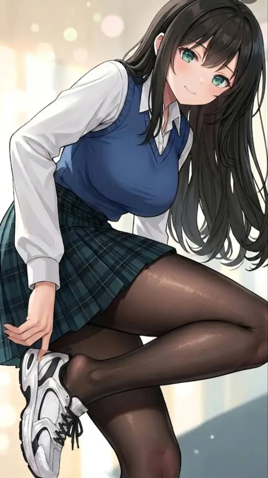 ai character: Sakura background