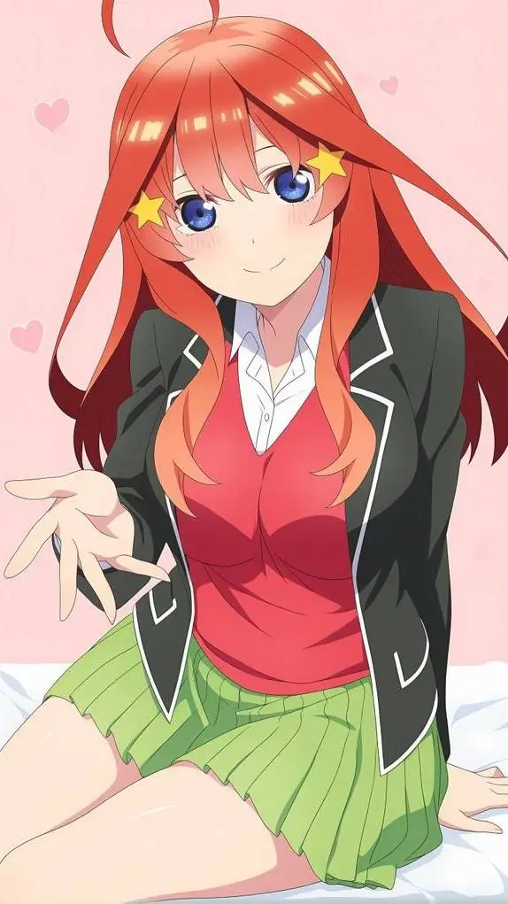 ai character: Itsuki nakano background