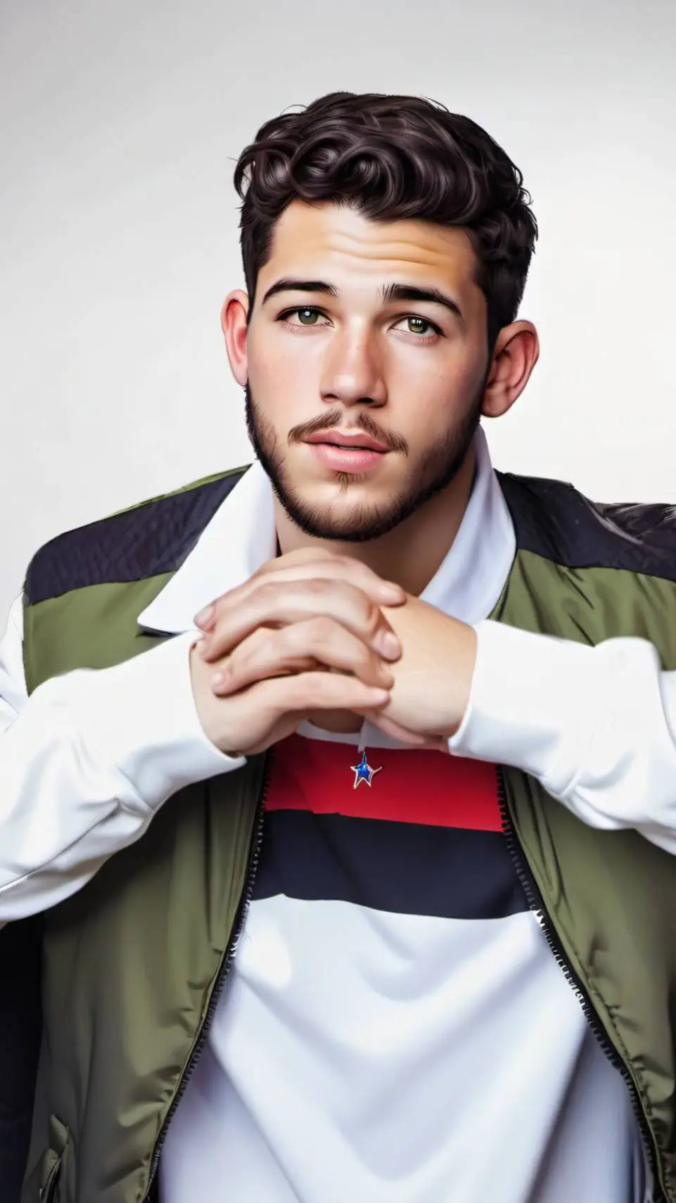 ai character: nick jonas  background