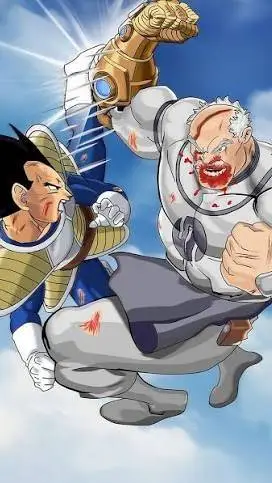 ai character: Invincible VS DBZ background