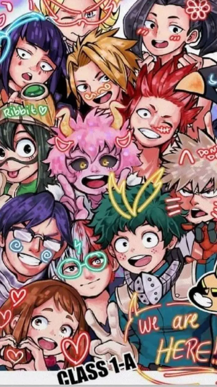 ai character: MHA♥#2!!! background