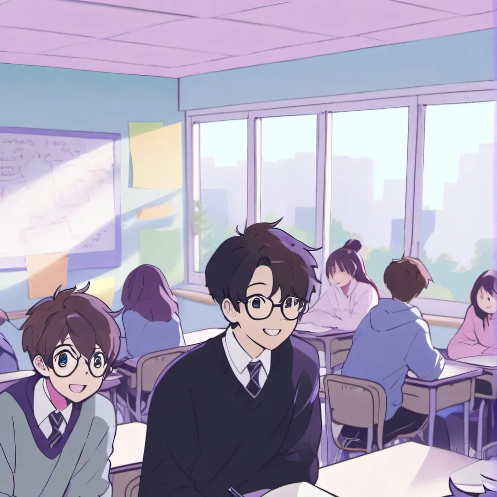 chat with ai character: classroom