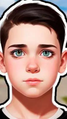 ai character: the village background