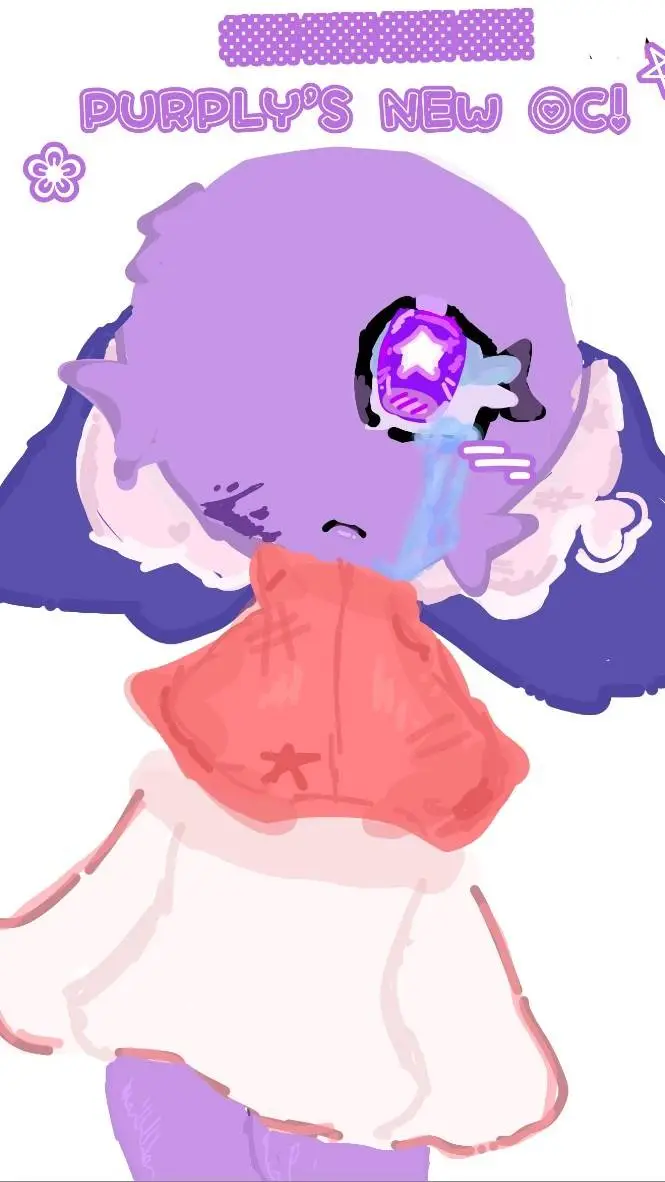 ai character: PURPLY'S NEW OC background