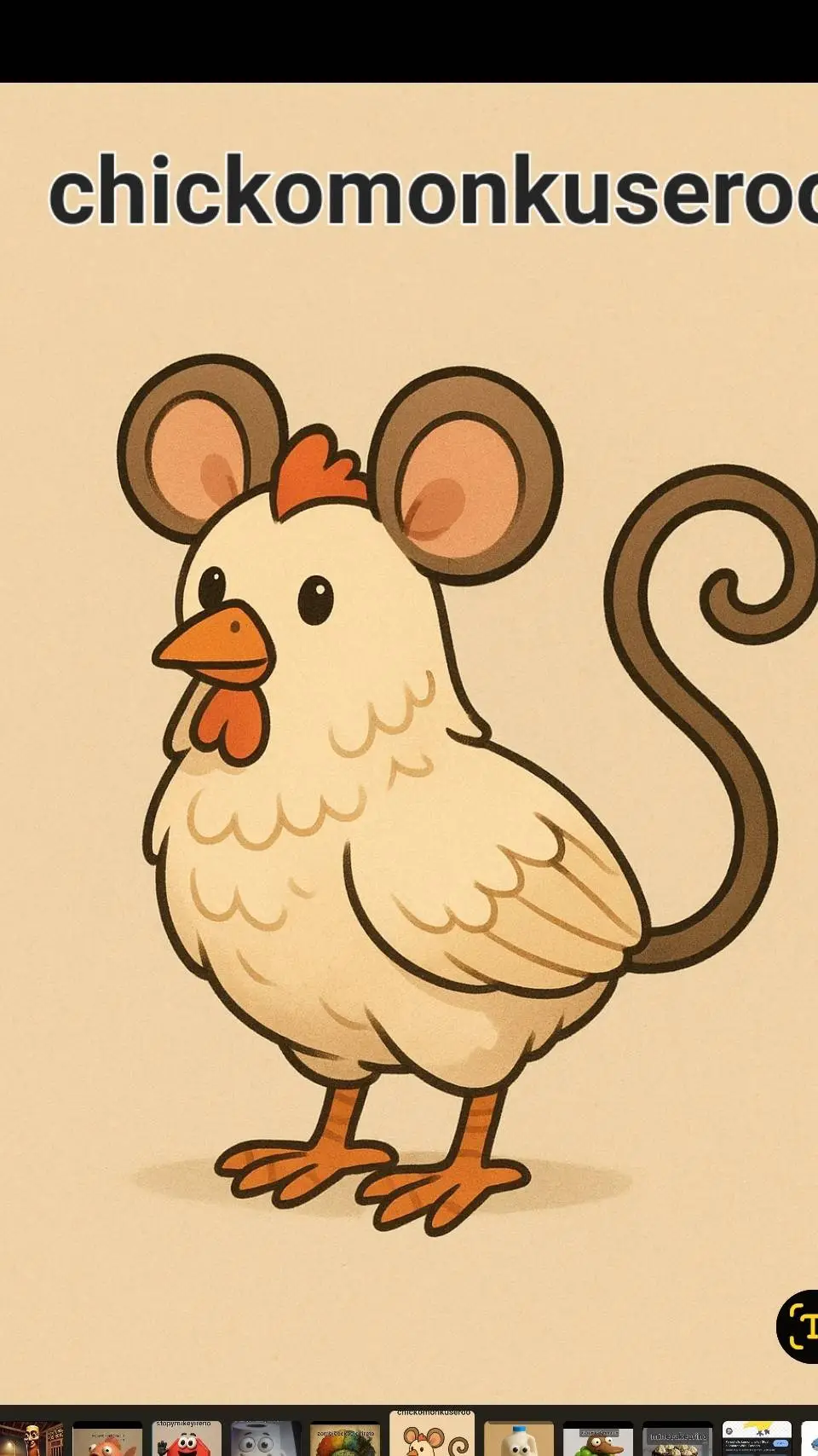 ai character: chickmonk uroo background