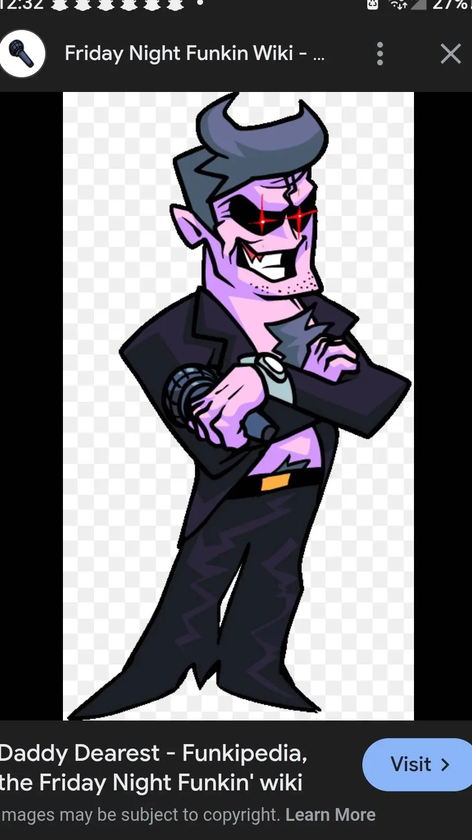 ai character: dady dearest  background