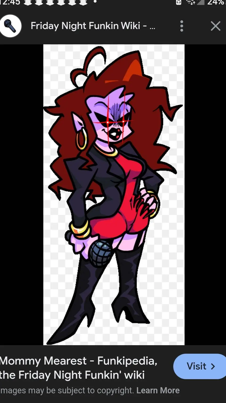 ai character: mommy mearest fnf background