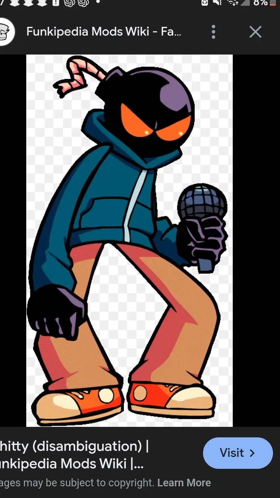 ai character: whitty background