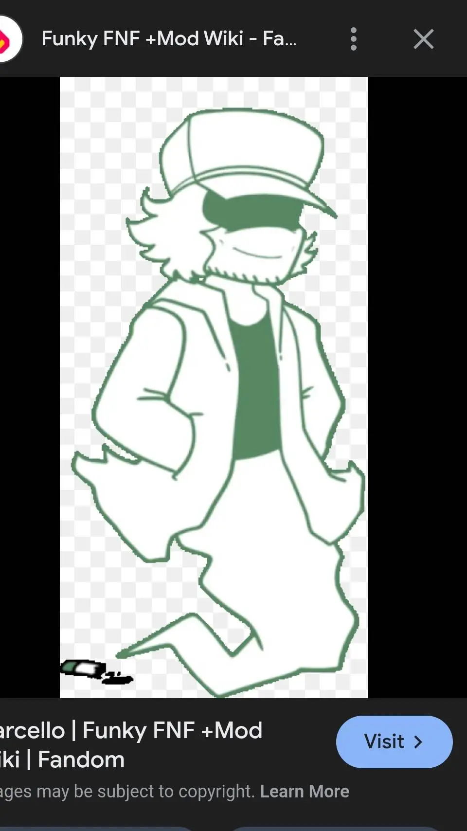 ai character: dead garsello  background