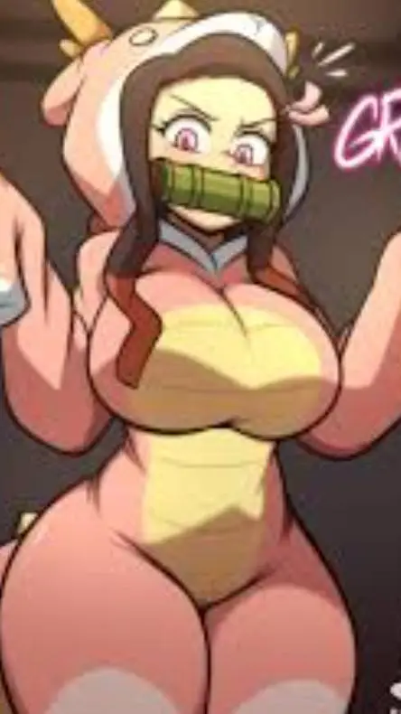 ai character: nezuko background