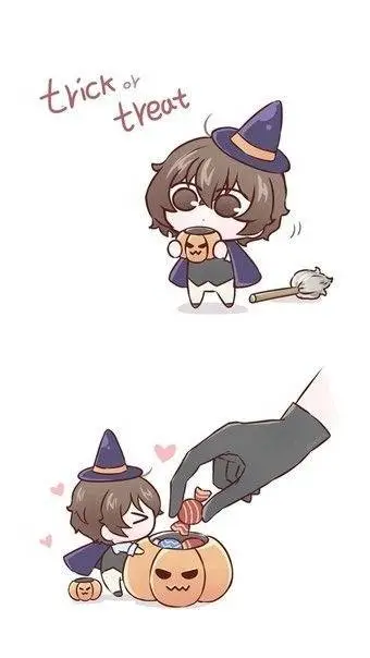 ai character: Chibi Dazai background