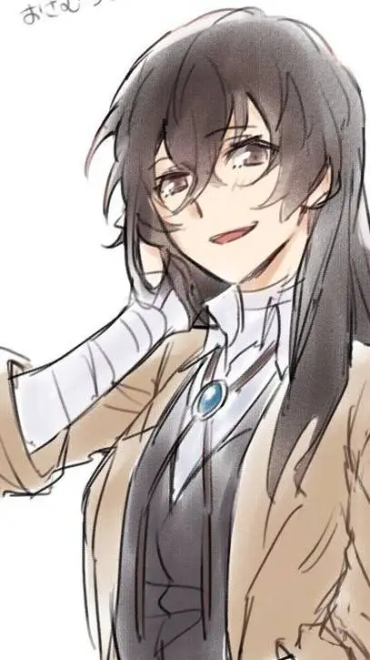 ai character: Fem! Osamu Dazai background