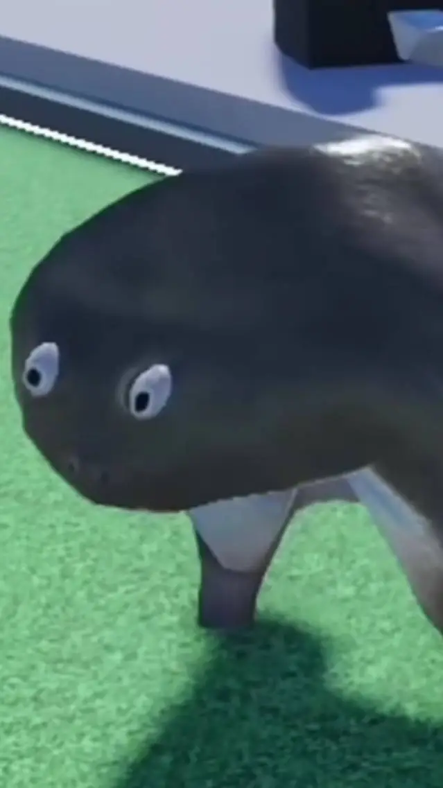 ai character: frog meme background