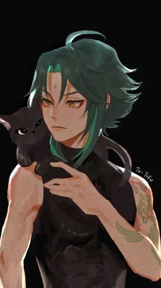 ai character: ✮~A Cat~✮ background