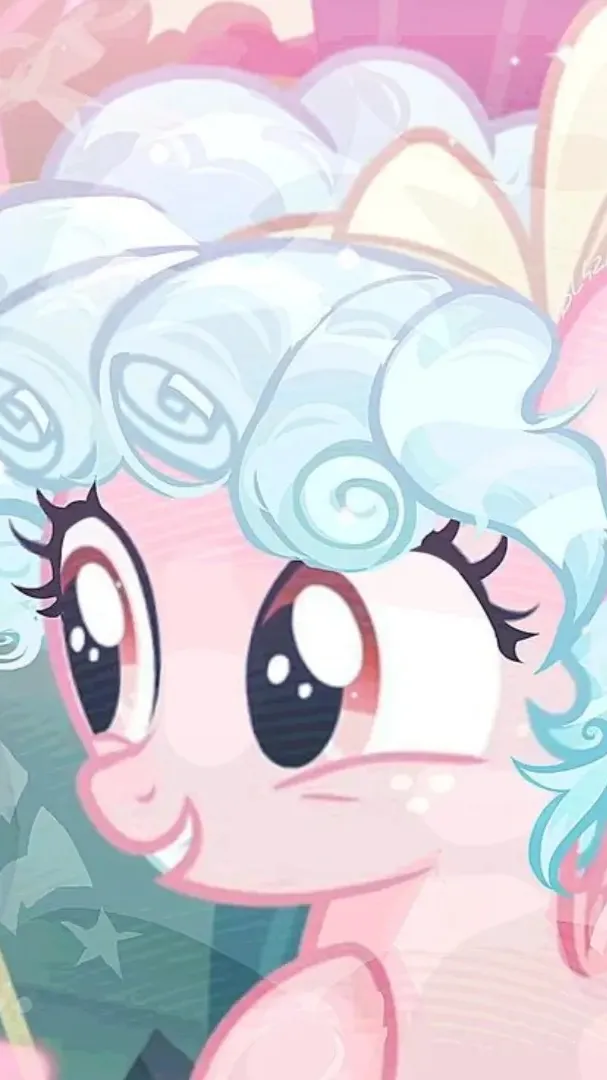 ai character: cozy glow🩷🩵 background
