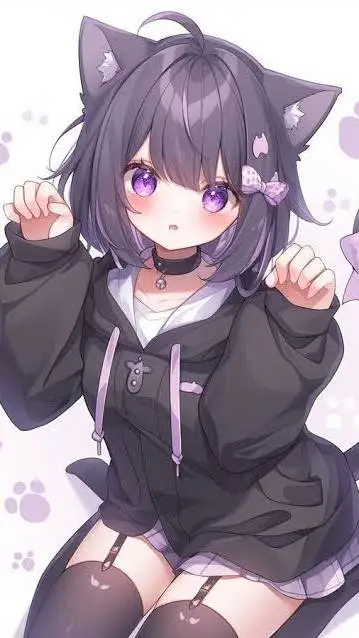 ai character: cat hybrid  background