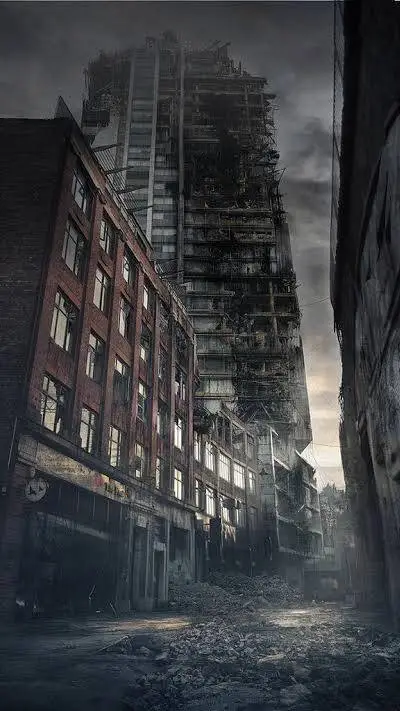 ai character: zombie apocalypse background