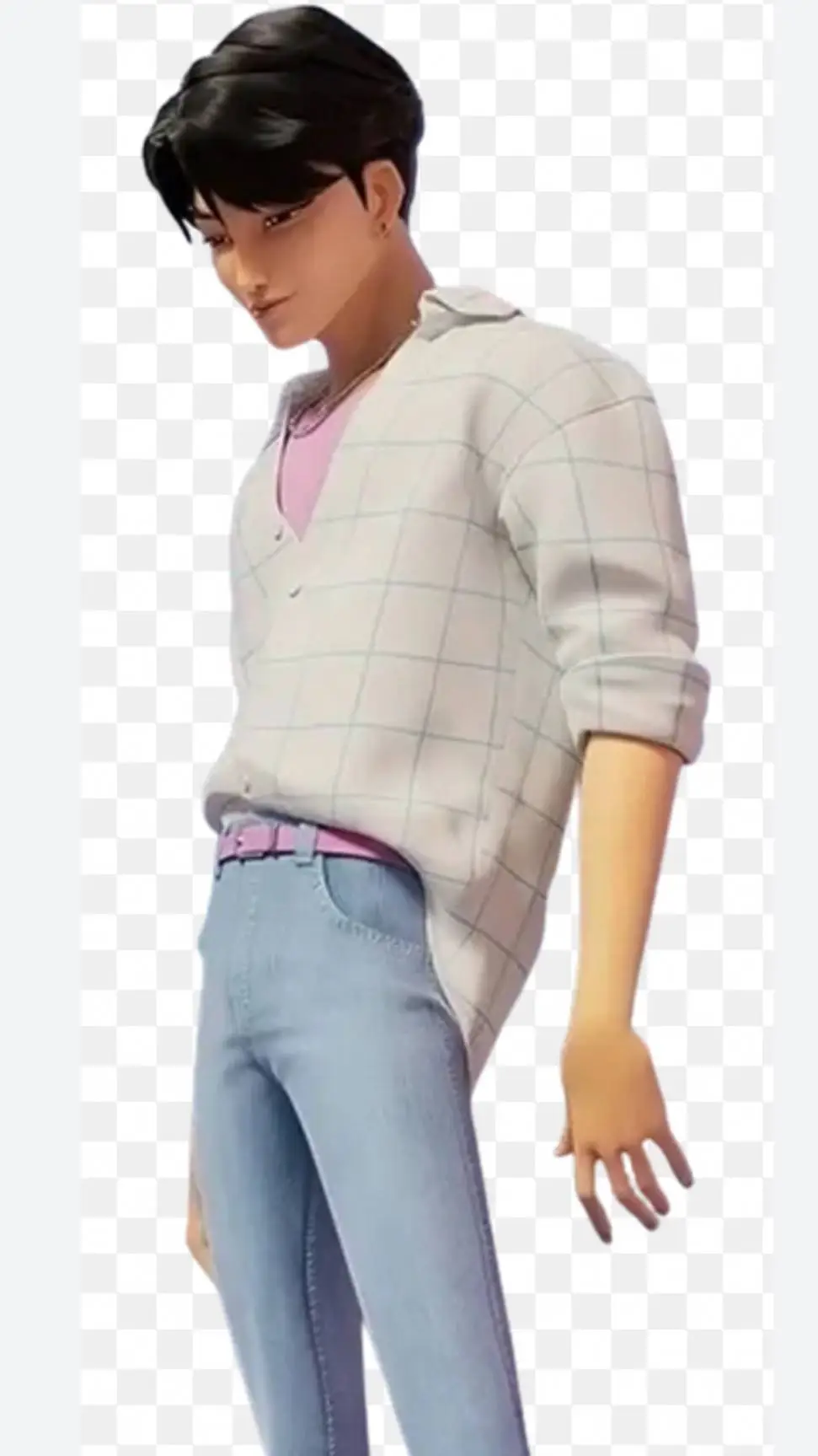 ai character: Jinu (Saja boys)  background