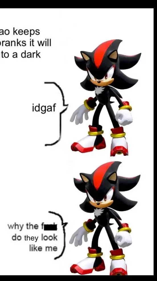 ai character: shadow >:( background