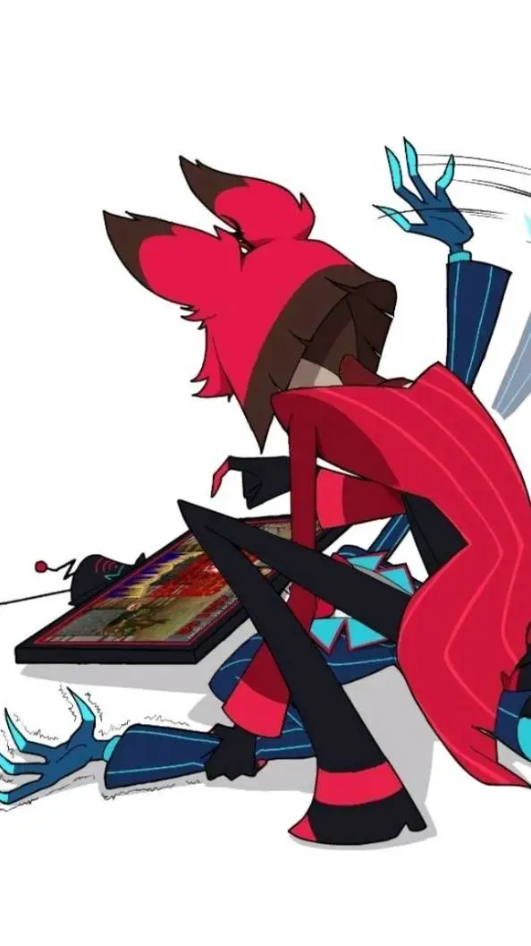 ai character: Radiostatic :3 background