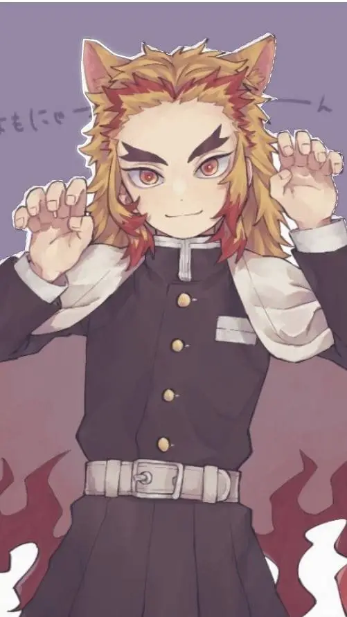 ai character: kyojuro rengoku background