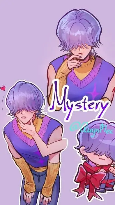 ai character: 💜 Mystery 💜 background