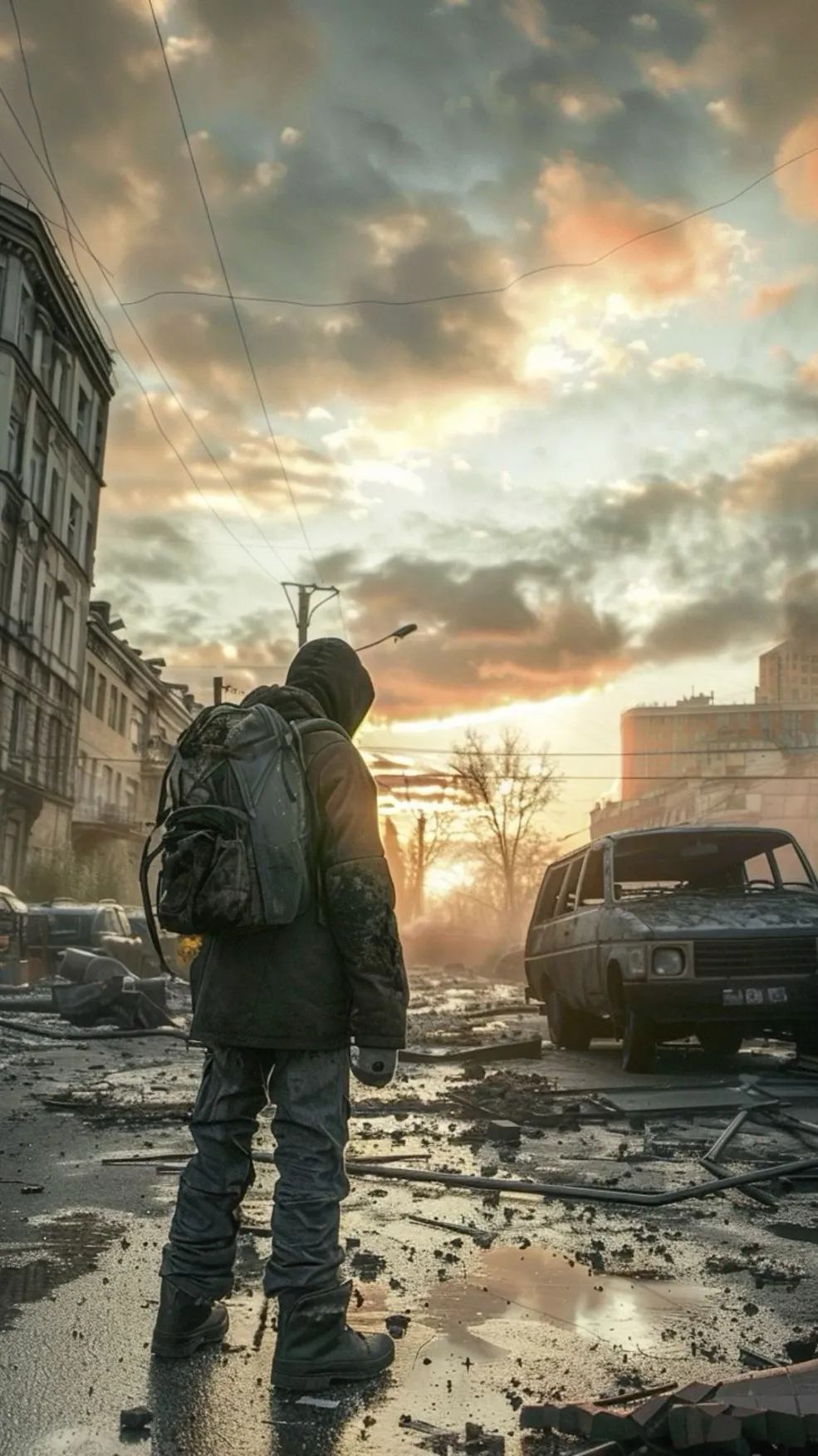 ai character: Zombie Apocalypse  background