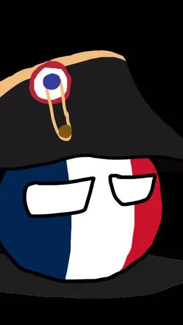 ai character: French Countryball background