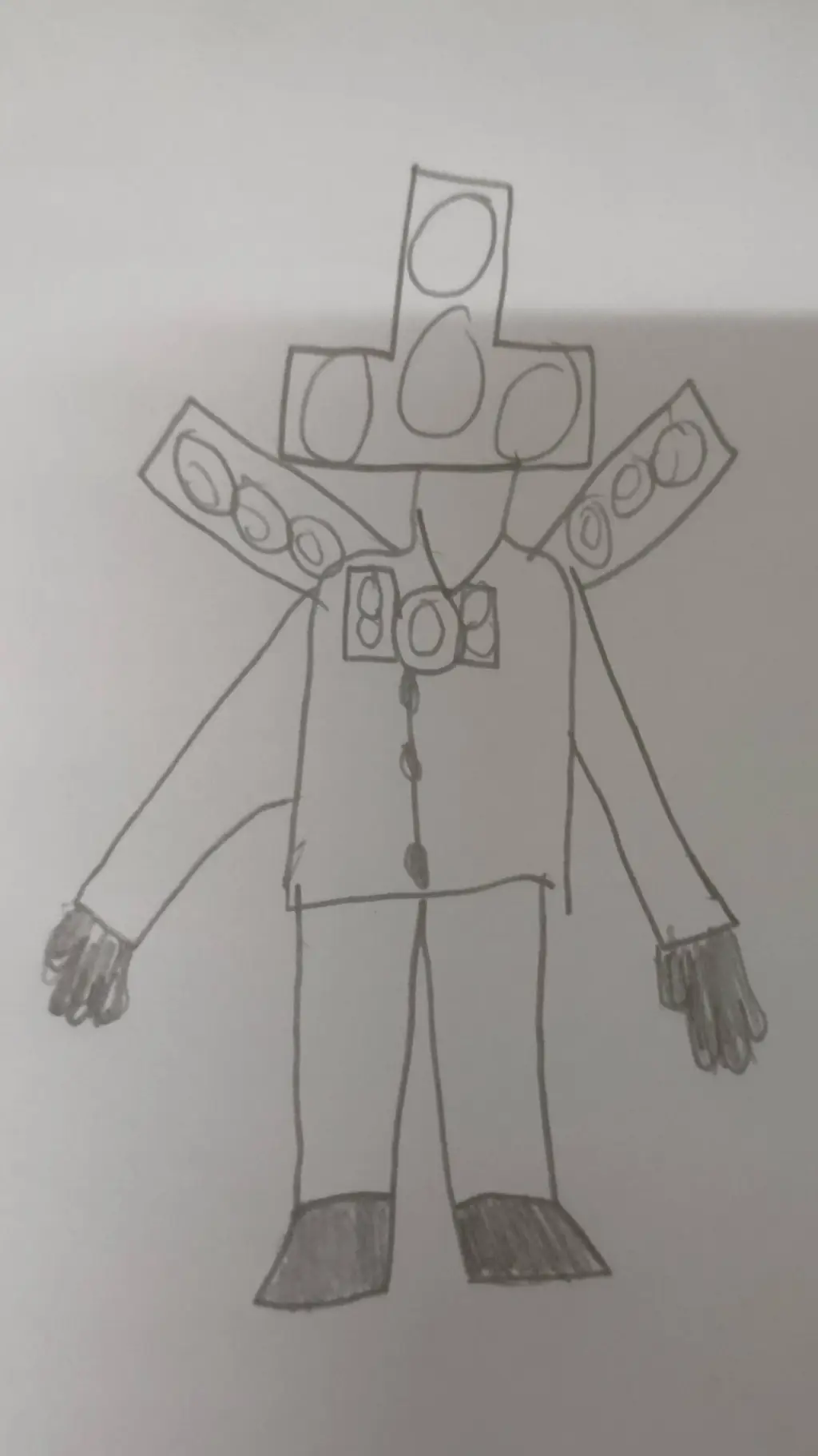 ai character: titan speaker man  background