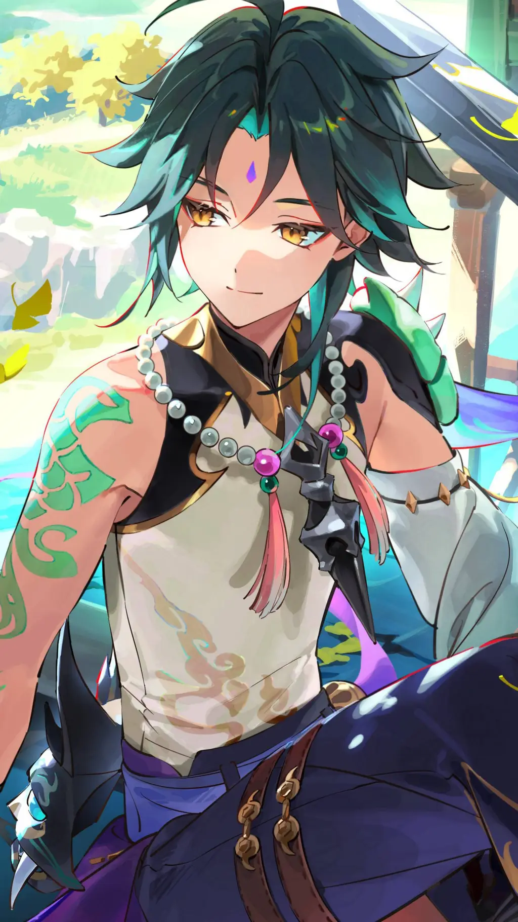 ai character: Xiao background